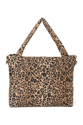 STUDIO NOOS - Cotton DIAPER BAG - přebalovací taška | Brown Leopard