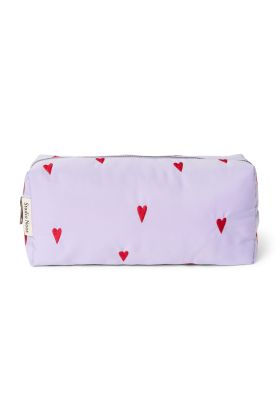 STUDIO NOOS - Puffy POUCH - kabelka | Purple Hearts