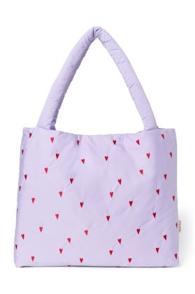 STUDIO NOOS - Puffy MOM BAG | Purple Hearts