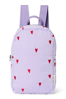 STUDIO NOOS - Puffy Mini BACKPACK - batôžtek | Purple Hearts