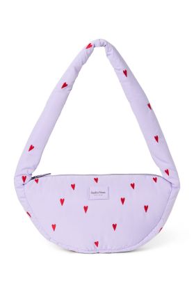 STUDIO NOOS - Puffy Mini Cross Body Bag | Purple Hearts