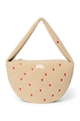 STUDIO NOOS - Teddy Cross Body Bag | Ecru Hearts