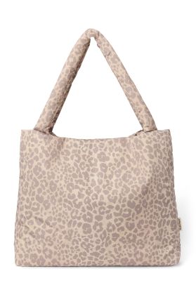 STUDIO NOOS - Puffy MOM BAG - prebaľovacia taška | Cream Leopard
