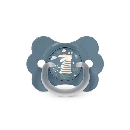 SUAVINEX | Dudlík SX PRO fyziologický BUTTERFLY WONDERLAND NEW  6/18m - modrý králík