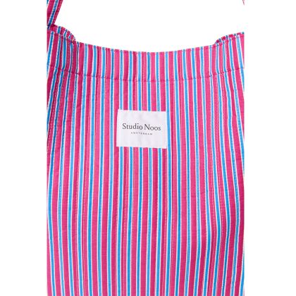 STUDIO NOOS - Poplin MOM BAG | Rasberry Striped 
