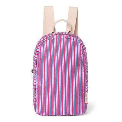 STUDIO NOOS - Poplin Mini BACKPACK - batůžek | Raspberry Striped