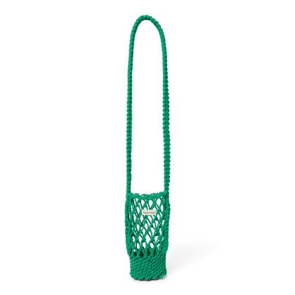 STUDIO NOOS - MACRAME BOTTLE BAG | Green
