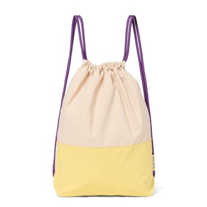 STUDIO NOOS - Patchwork Gym bag - vak na cvičení  | Butter Yellow