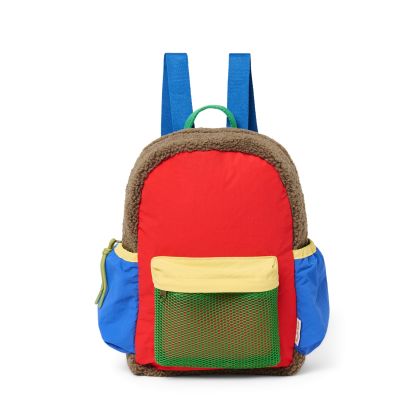 STUDIO NOOS - Patchwork Midi BACKPACK - batůžek | Fiery red