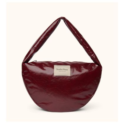 STUDIO NOOS - Leather Cross Body Bag | Burgundy