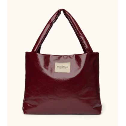 STUDIO NOOS - Leather MOM BAG | Burgundy