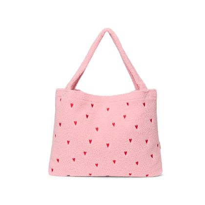 STUDIO NOOS - Teddy MOM BAG | Light Pink hearts