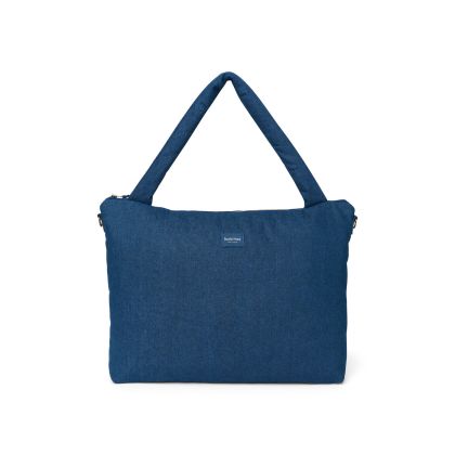 STUDIO NOOS - Denim DIAPER BAG - přebalovací taška | Dark Blue