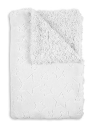 INTERBABY | Deka HVĚZDIČKY & RŮŽIČKY - KRÉMOVÁ