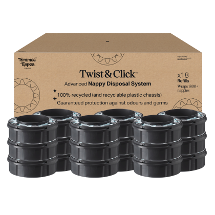 Tommee Tippee Twist & Click Náhradní Kazety Výhodné Balení, 18 ks