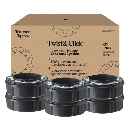 Tommee Tippee Twist & Click Náhradní Kazety, 6 ks