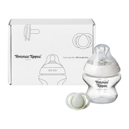 Tommee Tippee balíček vzorků - Newborn dudlík, Natural Start láhev