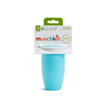 Munchkin Miracle 360° netekoucí hrneček, 296 ml, 12m+, modrý