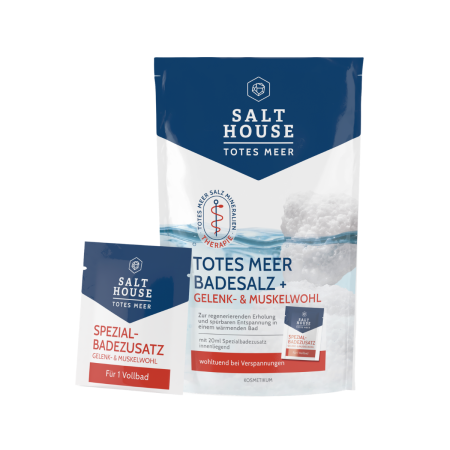 Salt House Sůl do koupele proti bolesti kloubů, 400 g + 20 ml