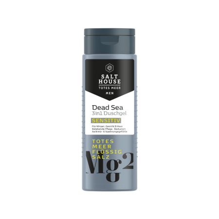 Salt House Sprchový gel pro muže  3v1s mořskou solí pro citlivou pokožku, 250 ml