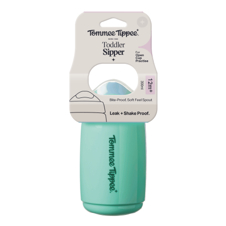 Tommee Tippee Superstar Sipper netekoucí hrneček 390 ml, 12m+, zelený