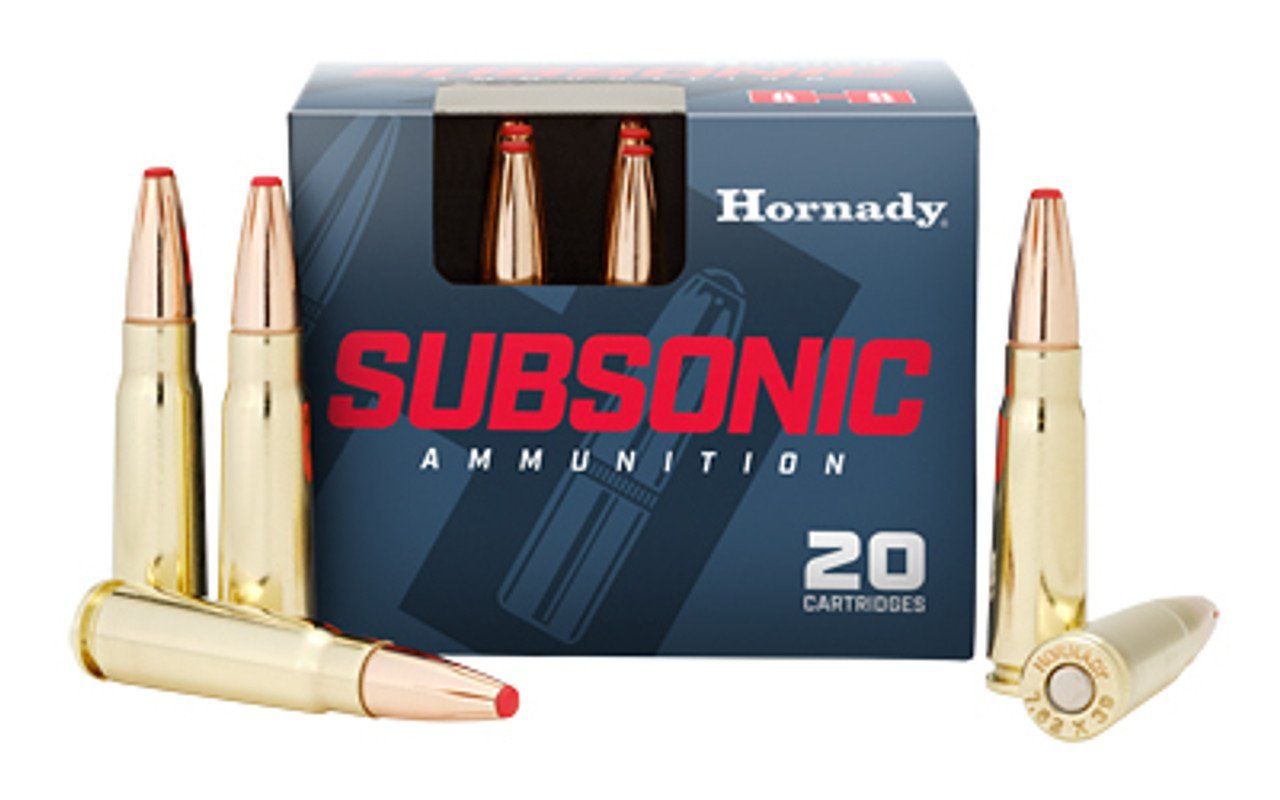Náboj Hornady 7,62x39 Subsonic, 255gr/16,5g, SUB-X
