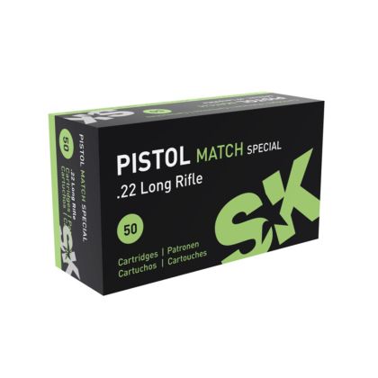 Náboj Lapua SK .22 LR Pistol Match Special, 40gr/2,56g, LRN