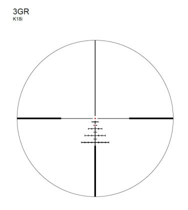 Puškohled Kahles K18i 1-8x24, CW, Right, IPSC