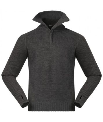 Svetr Bergans Ulriken Jumper Solid Dark Grey