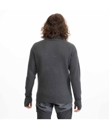 Svetr Bergans Ulriken Jumper Solid Dark Grey