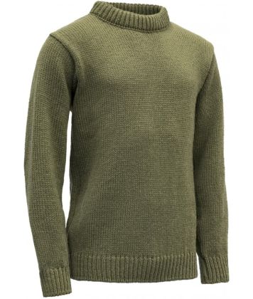 Svetr Devold Nansen Sweater Crew Neck Olive