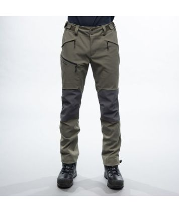 Kalhoty Bergans Fjorda Trekking Hybrid Green Mud/Solid Dark Grey
