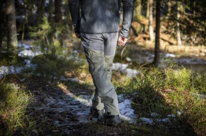 Kalhoty Bergans Fjorda Trekking Hybrid Green Mud/Solid Dark Grey