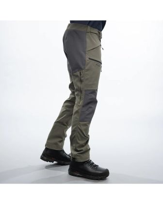 Kalhoty Bergans Fjorda Trekking Hybrid Green Mud/Solid Dark Grey