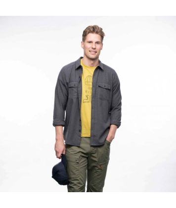 Košile Bergans Tovdal Solid Dark Grey