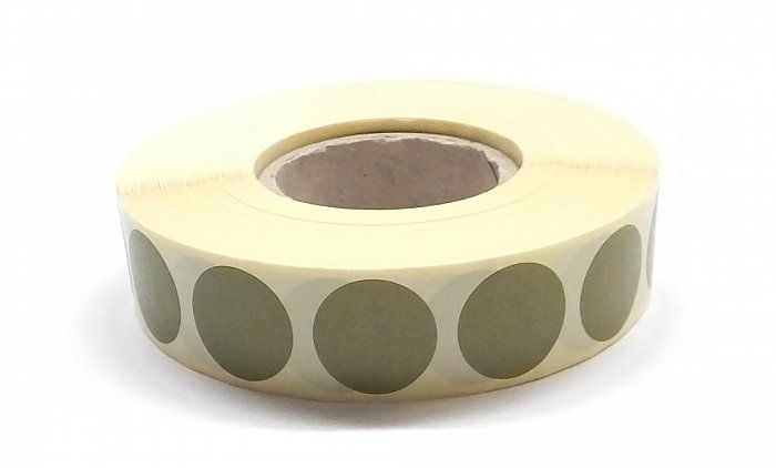 Zálepky na terče 19 mm, Zelená