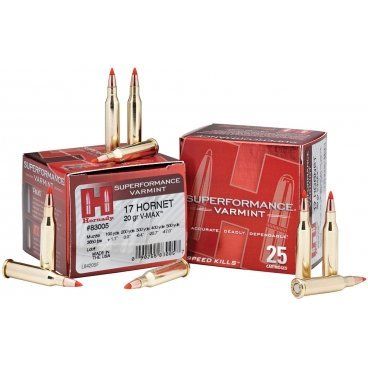 Náboj Hornady .17 Hornet Superformance Varmint, 20gr/1,2g, V-MAX