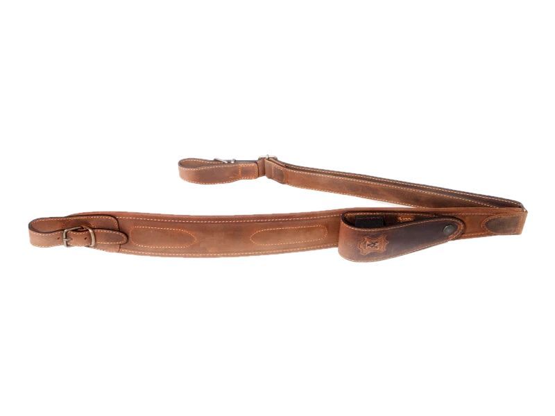 Kožený řemen Artipel, Polstrovaný, Stavitelný,  Hnědá