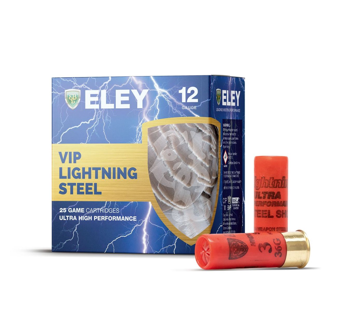 Náboj Eley Hawk 12/76 VIP Steel Lightning HP, 3,5mm, 32g
