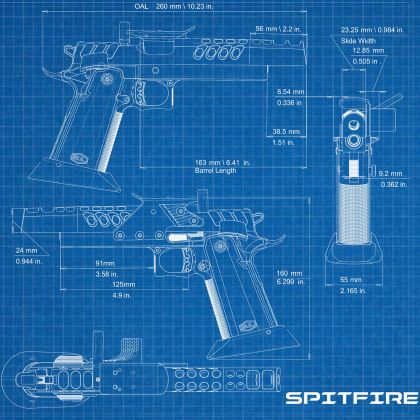 Pistole BUL SAS II Spitfire (9x19)