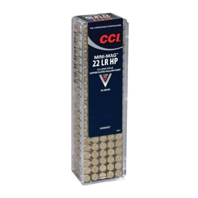 Náboj CCI .22 LR MINI-MAG HV, 36gr/2,33g, LRN CU HP