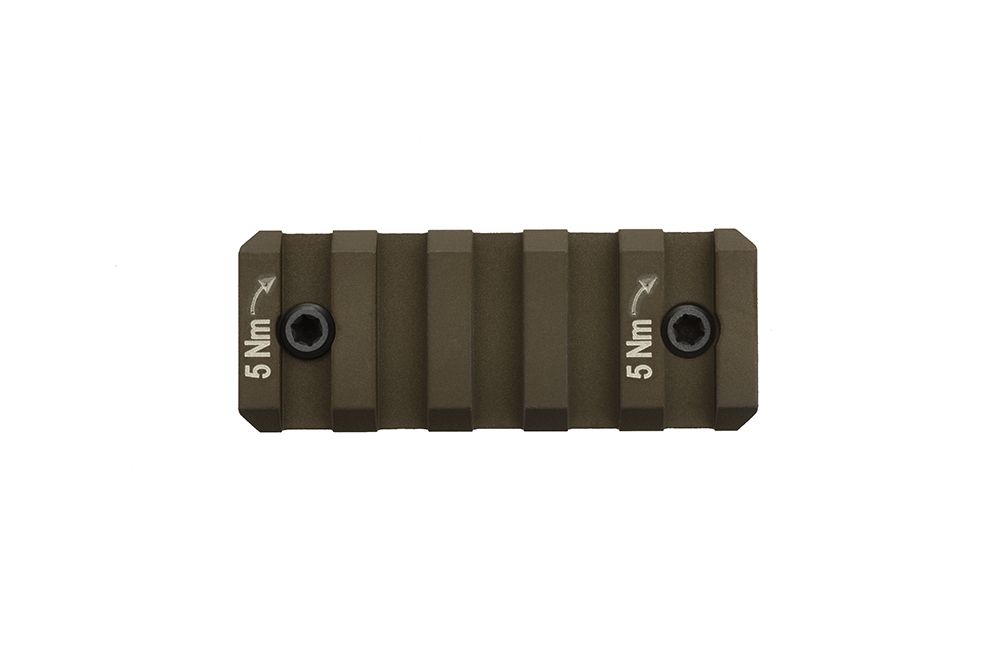 Rail Heckler & Koch HKey, 5 zářezů, RAL8000