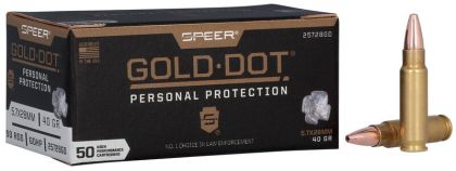 Náboj Speer 5,7x28 Gold Dot, 40gr/2,6g, JHP GD