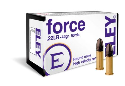 Náboj Eley .22 LR Force, 42gr/2,7g, LRN