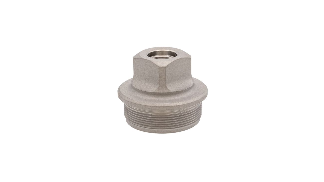 Adaptér B&T HUB PRINT-X, Ocel, M15x1