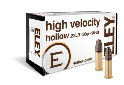Náboj Eley .22 LR High Velocity Hollow HV, 38gr/2,5g, LRN HP