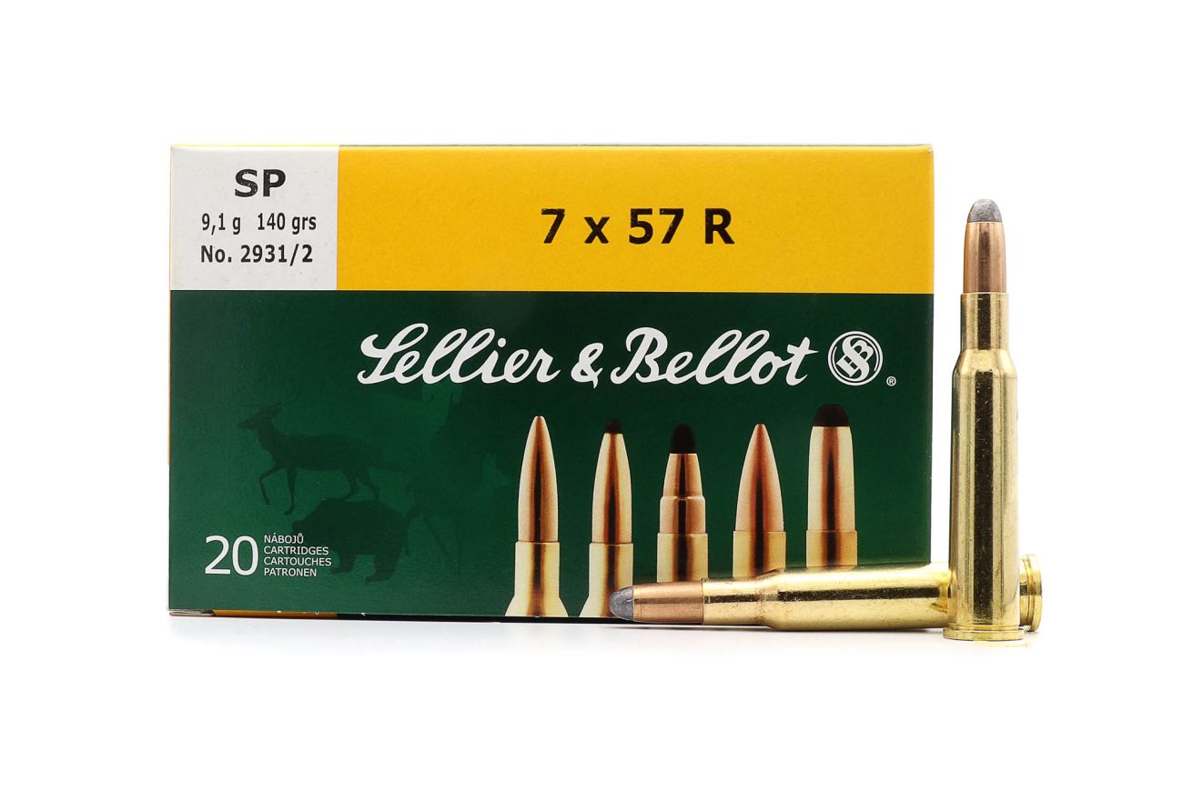 Náboj Sellier & Bellot 7x57R, 140gr/9,1g, SP