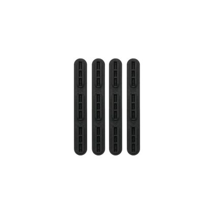 Krytka railů B5 Systems M-LOK, 4 ks, Černá