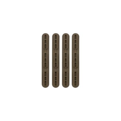 Krytka railů B5 Systems M-LOK, 4 ks, Coyote Brown