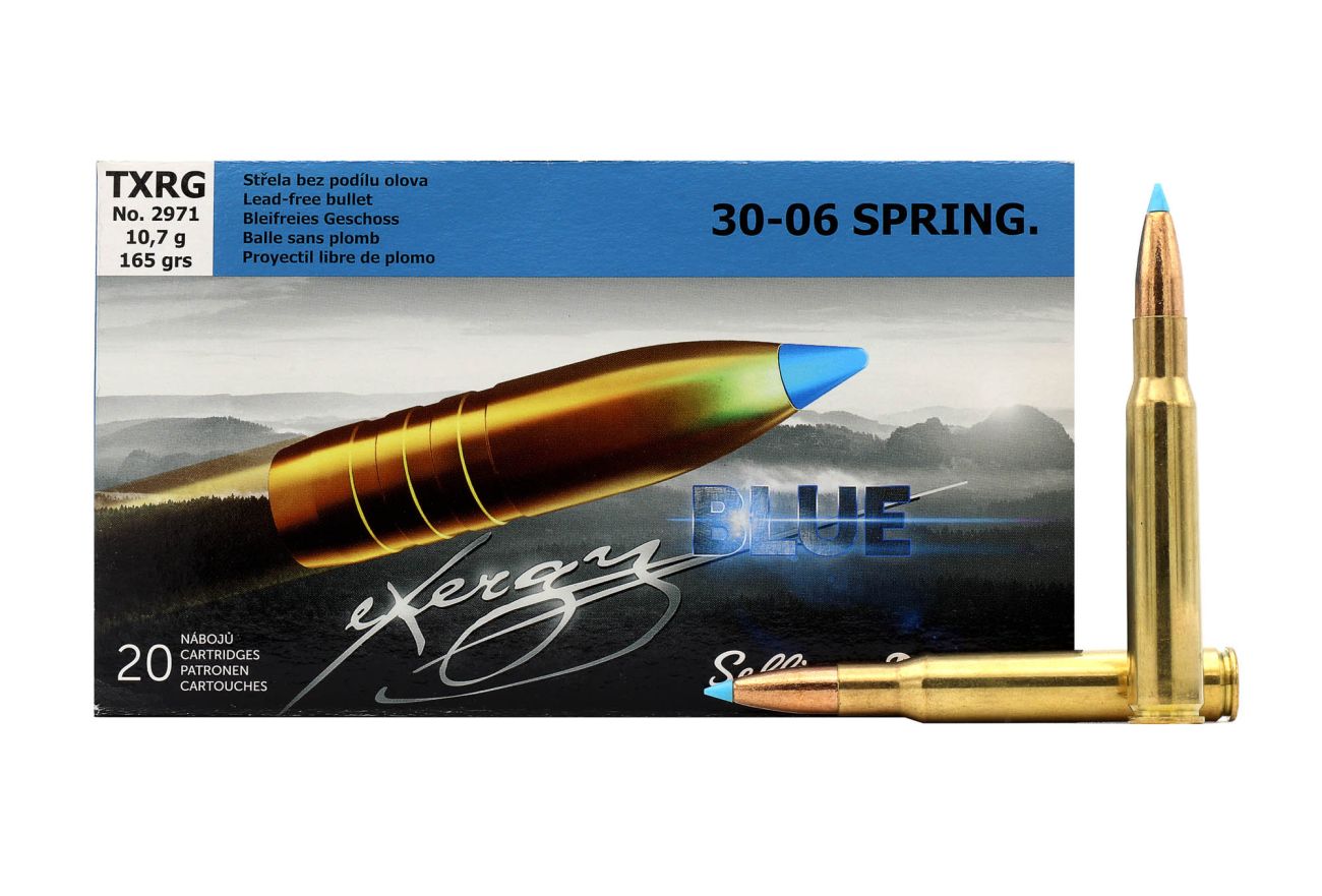 Náboj Sellier & Bellot .30-06 Spr. eXergy Blue, 165gr/10,7g, TXRG